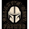 Men's Star Wars: The Mandalorian Din Djarin Galaxy's Best Bounty Hunter T-Shirt - 2 of 4