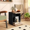 Costway 2-Tier Sofa Side Table set of 1/2 with Open Storage Shelf Compact Nightstand for Living Room - 2 of 4