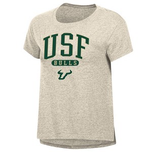 NCAA South Florida Bulls Women's Oatmeal T-Shirt - 1 of 3