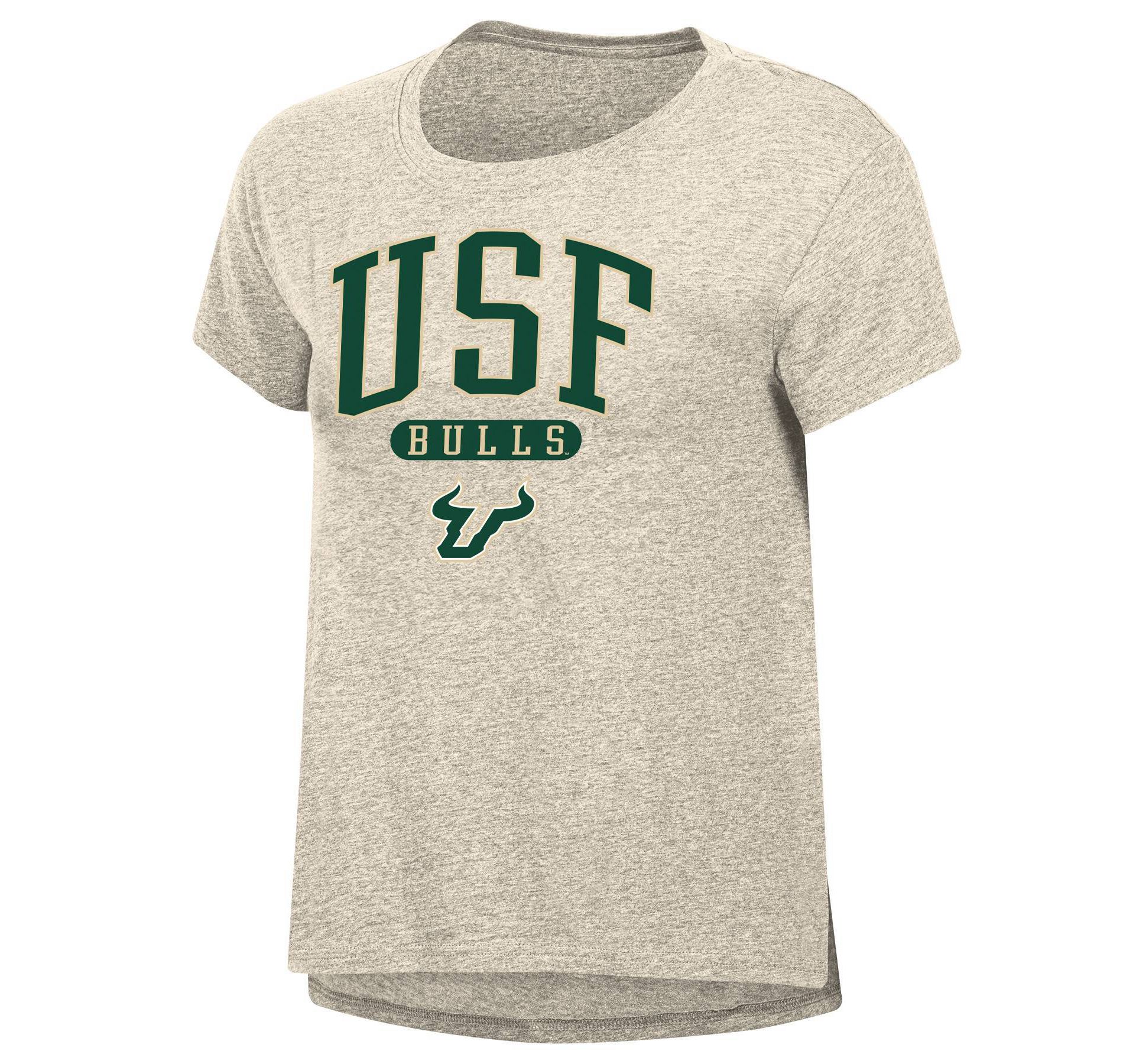 NCAA South Florida Bulls Women's Oatmeal T-Shirt