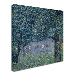 Trademark Fine Art -Gustav Klimt 'Farmhouse In Upper Austria' Canvas Art - 1 of 3