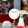 Unique Bargains Hotel Theater Adjustable Velvet Stanchion Rope with Snap Hooks 2 Pcs - 4 of 4