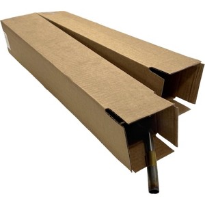 supplyhut 100 4x4x48 Cardboard Paper Boxes Mailing Packing Shipping Box Corrugated Carton - 1 of 4