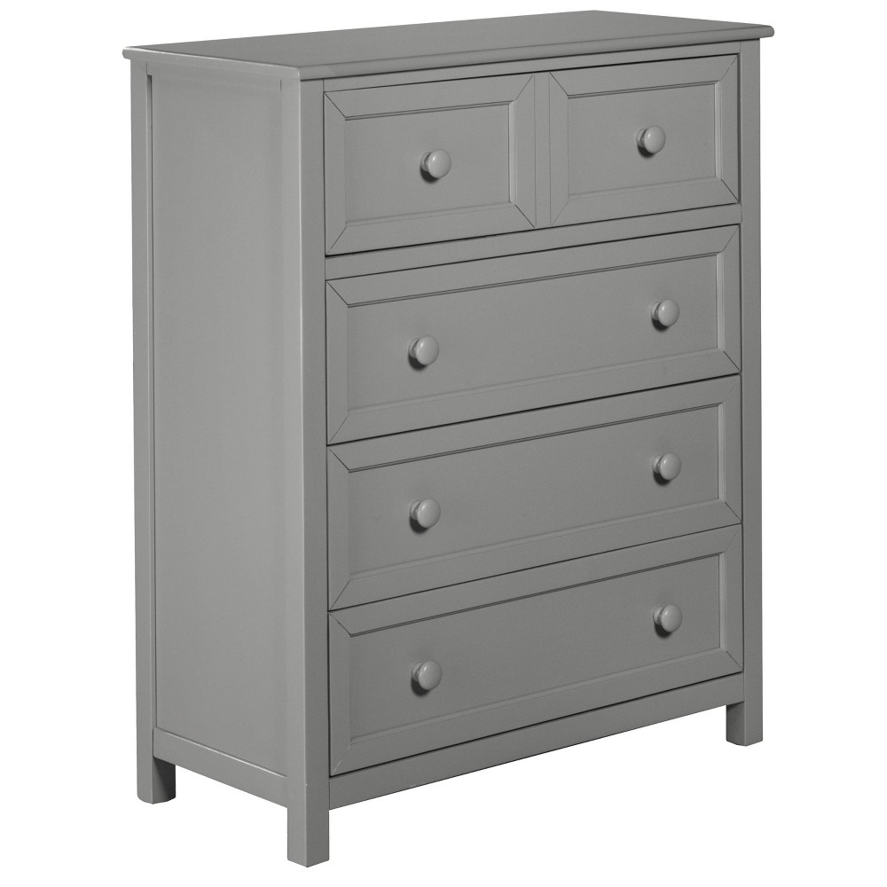 Photos - Dresser / Chests of Drawers Schoolhouse 4.0 Wood 4 Drawer Kids' Chest Gray - Hillsdale Furniture