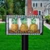 Checkered Pineapple Everyday Magnetic Mailbox Cover Standard Briarwood Lane - 2 of 3