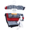 Hudson Baby Infant Boys Shorts Bottoms 4-Pack, Blue Bandana - 2 of 4