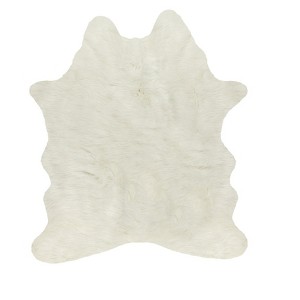 Luxe Classic Faux Hide Rug | 4.25'x'5 - 1 of 4