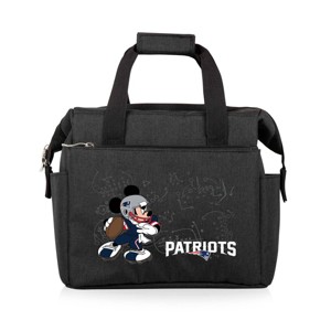 NFL New England Patriots Mickey Mouse On The Go Lunch Cooler - Black - 1 of 4