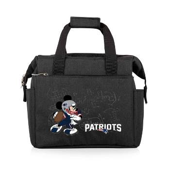 NFL New England Patriots Mickey Mouse On The Go Lunch Cooler - Black