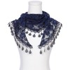 INSPIRE CHIC Lace Rose Floral Tassel Mesh Triangle Head Covering Mantilla Scarves 1Pc - 2 of 4