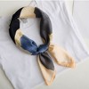 Anna-Kaci Women's Large Floral Print Square Ring Scarf with Soft Silky Fabric Lightweight Versatile Fashion Accessory - 2 of 3
