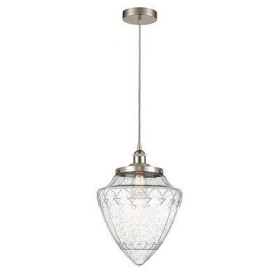 Bullet - 1 Light Cord Hung Mini Pendant In Modern Style-17 Inches Tall and 12 Inches Wide