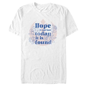 Men's Star Wars Hope Is Not Lost Today It Is Found, Princess Leia T-Shirt - 1 of 4