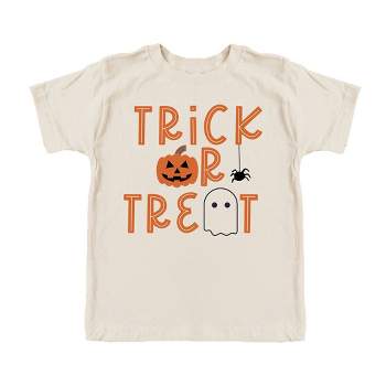 The Juniper Shop Trick Or Treat Spider Kids Short Sleeve Tee