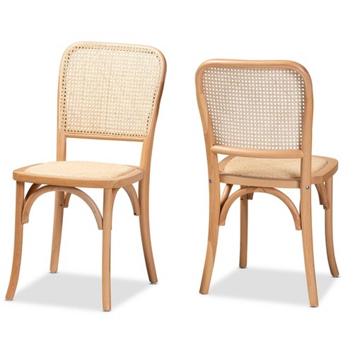 Rattan dining store chairs target