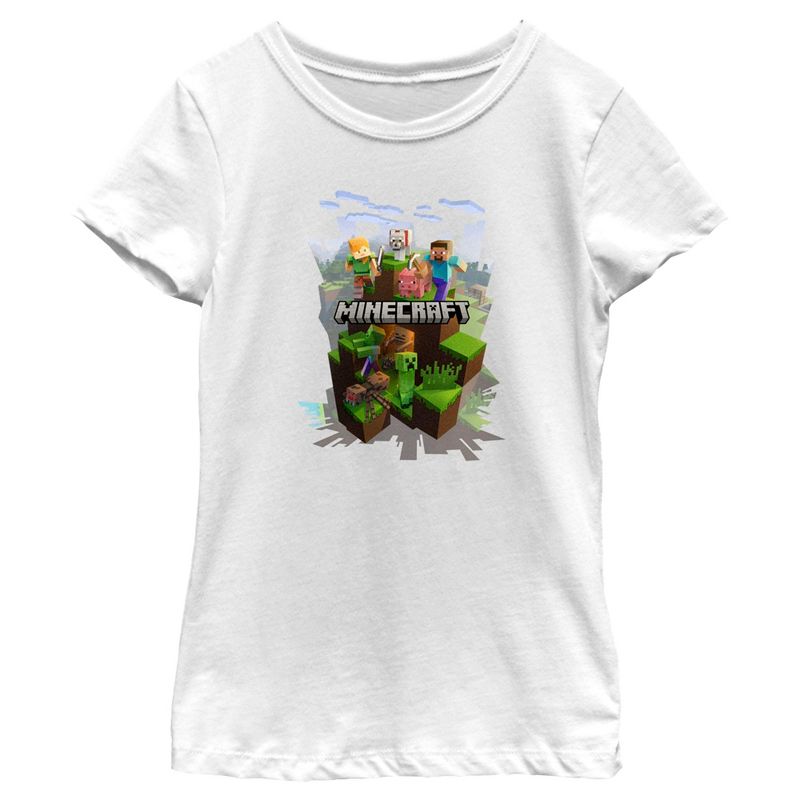 Girl's Minecraft Explore Team T-Shirt, 1 of 5