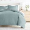 3 Piece Duvet Cover & Shams Set - Soft and Breathable, Double Brushed Microfiber, Wrinkle Free - Becky Cameron - 3 of 4