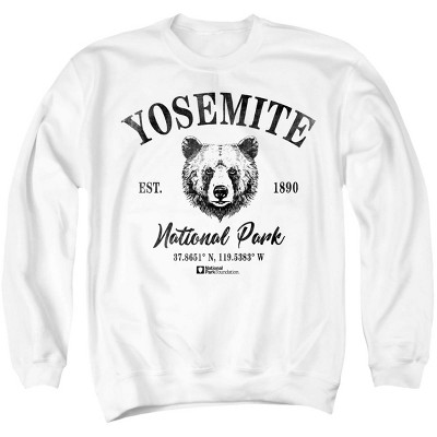 Men's Yosemite National Park Bear Icon Crewneck Sweatshirt