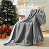 Electric Blanket, Waffle Heated Throw, Machine Washable, 5 Heating Levels, 4 Hours Auto Off, Grey, 50 x 60inch - 2 of 4