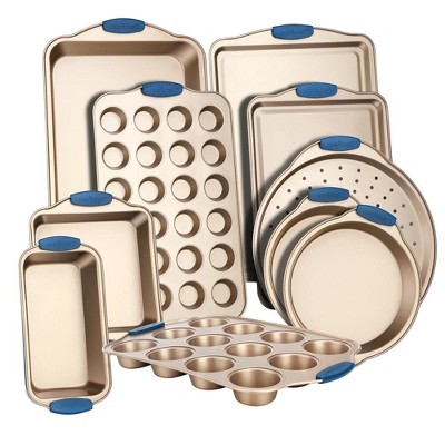 8pc Nonstick Bakeware Set Gray - Figmint™