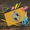 Harry Potter Hufflepuff Painted Crest Makeup Cosmetic Bag Organizer Pouch - 2 of 4