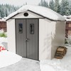 UPTIOT Outdoor Durable Resin Storage Shed - 4 of 4