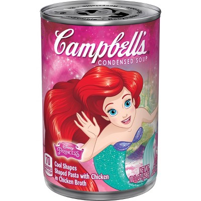 Campbell's Condensed Disney's Princess Chicken & Pasta Shapes Soup - 10.5oz