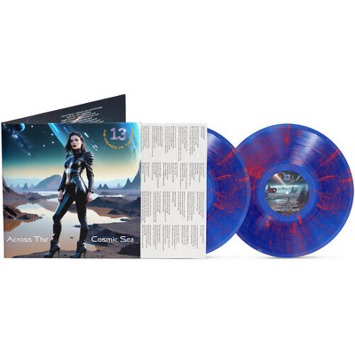 Council of Thirteen - Across the Cosmic Sea - Clear Blue with Fiesta Red Splatter (Clear Vinyl Blue Red Splatter Limited Edition)