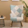 Bella Depot Gwendolyn‌ Morden Fabric Rocking Chair - 2 of 4