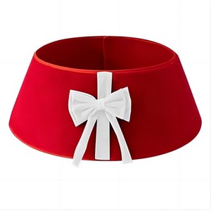 Christmas Tree Skirt, Designed with A Velvet Bow, Suitable for Decorating and Arranging Christmas Trees, Enhancing the Festive Christmas Atmosphere - 1 of 1