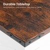 VYNXARIA Coffee Table, Multi-functional Lifting Dining Table Coffee Table, Living Room Home Table, Modern Coffee Table 90CM, Vintage White - 4 of 4