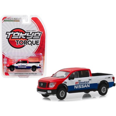 2018 Nissan Titan XD Pro-4X Pickup Truck "BFGoodrich" Nissan Baja Desert Tribute 1/64 Diecast Model Car by Greenlight