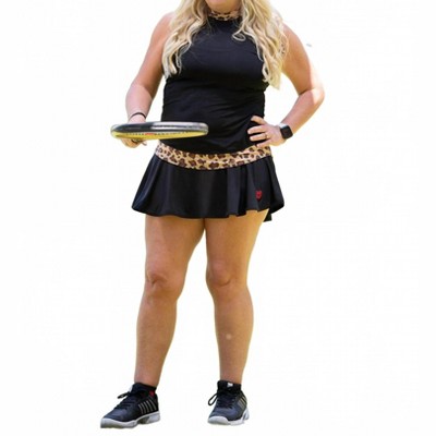 Women's Halter Leopard Top - Love Love Tennis