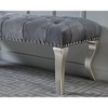 NicBex Upholstered Bench,48 inch Dining Bench with Nailhead Trim,Modern Ottoman for Living Room,Entryway,Kitchen - 4 of 4