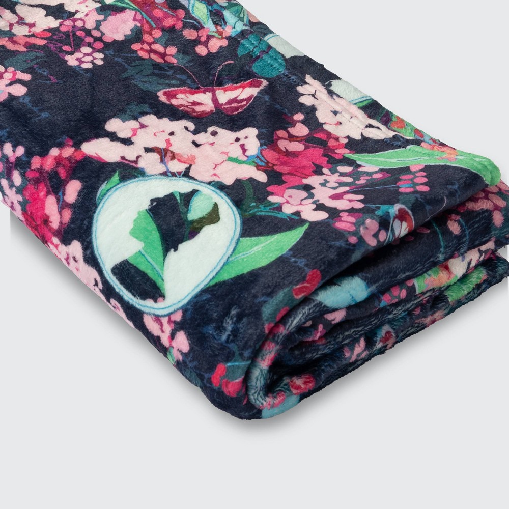 Flower Print Throw Blanket - Bridgerton