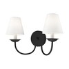 Livex Lighting Mendham 2 - Light Wall Light in  Black - 4 of 4