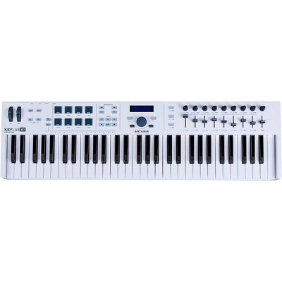 Arturia KeyLab Essential 61 MIDI Keyboard Controller White