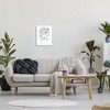 Stupell Industries Line Drawing Botanical Floral Bouquet Over Person Face Wall Plaque Art - 2 of 4