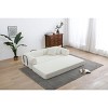 PAGED Convertible Sleeper Sofa Corduroy Folding Couch with Non-Slip Pad, 3-Seat Sofa Bed for Apartment - 4 of 4