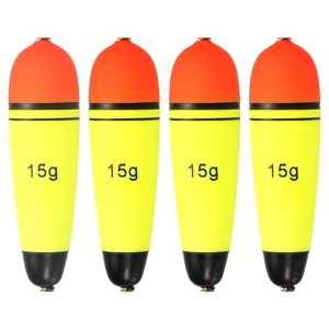 Unique Bargains Saltwater Freshwater EVA Fishing Slip Bobbers 4 Pcs - 1 of 4