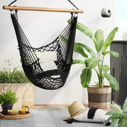 Rope Chair Swing with Spreader Bar - Black - Threshold™