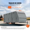VEVOR Travel Trailer Cover, 28-31 ft RV Cover, Top 300D Oxford Fabric Camper Cover, Waterproof, Windproof and Rip-Stop Class A RV Cover, Gray - 3 of 4