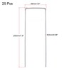 Unique Bargains Galvanized Outdoor Rustproof Garden Stakes for Ground Cover Weed Barrier Fabric 25 Pcs - 2 of 4