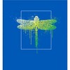 Natural World Paint Splatter Dragonfly Long Sleeve Adult Hooded Sweatshirt - 2 of 2