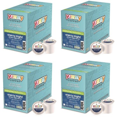 Yummy Coffee Medium Roast Coffee Pods in Compostable Single Serve Cups, 20 Count