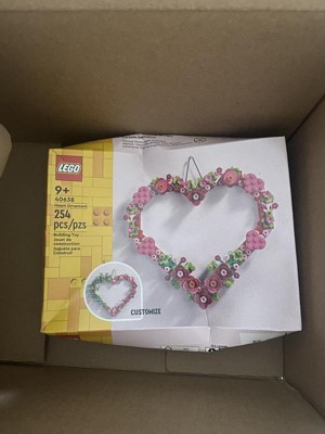 Día de San Valentín Lego 40638 Adorno del Corazón Lego 40460 Rosas Lego  40522 Agapornis