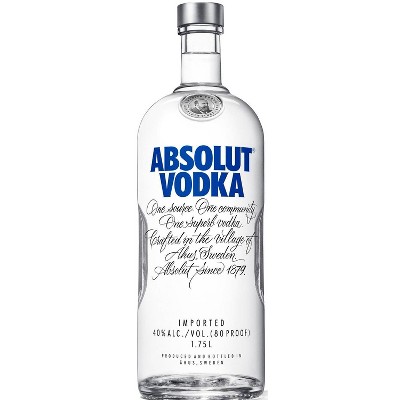 Absolut Vodka 1 75l Bottle Target