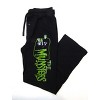 The Munsters Series Title Logo Men's Black Graphic Sleep Pants - 2 of 4