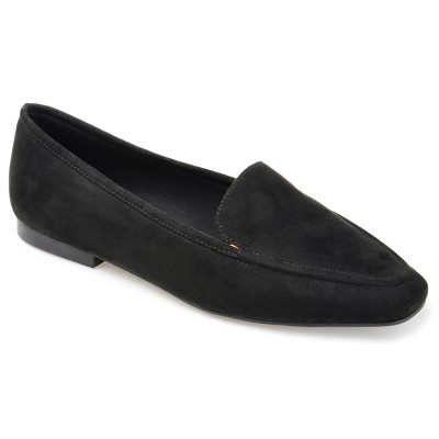 Journee Collection Womens Tullie Slip On Square Toe Loafer Flats