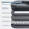 Human Dog Bed for Adult & Pets, Removable Faux Fur Human Dogs Bed with Pillow,Blue - 2 of 4